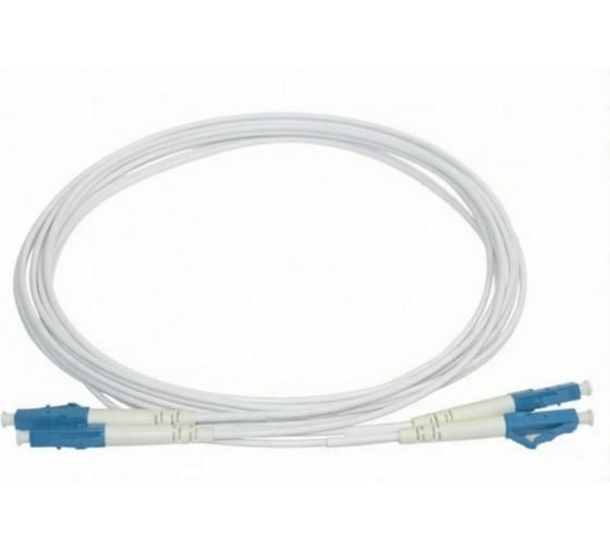 Шнур оптический KOSCAB dpc ST/UPC-LC/APC G657.A1 3.0мм 12м LSZH (патч-корд)шт КОС-DPC-G657.A1-ST/U-LC/A-3.0-12