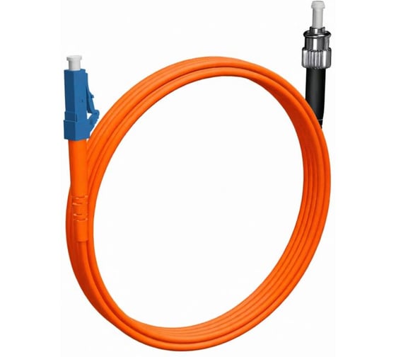 Шнур оптический KOSCAB spc LC/UPC-ST/UPC 50/125 3.0мм 60м LSZH (патч-корд)шт КОС-SPC-50-LC/U-ST/U-3.0-60
