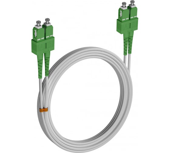 Шнур оптический KOSCAB dpc SC/APC-SC/APC G657.A1 3.0мм 23м LSZH (патч-корд) шт КОС-DPC-G657.A1-SC/A-SC/A-3.0-23