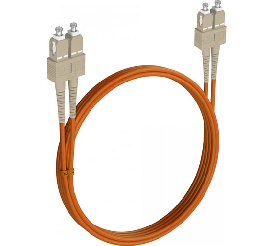 Шнур оптический KOSCAB dpc SC/UPC-SC/UPC 62.5/125 2.0мм 70м LSZH (патч-корд) шт КОС-DPC-62.5-SC/U-SC/U-2.0-70