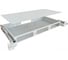 Кросс оптический KOSCAB выдвижной 19'' укомплектованный 1U, 8 портов FC/UPC, 50/125 мкм (планки, сплайс-кассета, пигтейлы, КДЗС, адаптеры) серый RAL 7035 шт КОС-КСВ-1U-8-FC/U-50-SP1.5G2AY 3