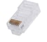 Коннектор Filum FL-PG-U5E-LT Сat 5e, UTP, RJ45(8p8c), 6мкд, универсальный, для одножильного и многожильного кабеля, 100 шт 00-01293258 1