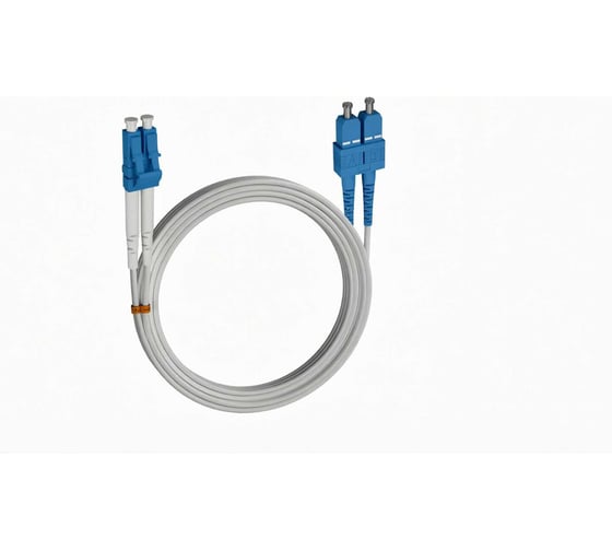 Шнур оптический KOSCAB  dpc LC/UPC-SC/UPC G657.A1 3.0мм 84м LSZH (патч-корд)шт КОС-DPC-G657.A1-LC/U-SC/U-3.0-84