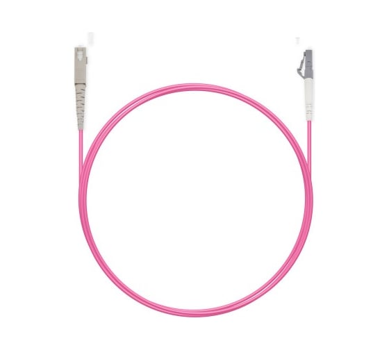 Шнур оптический KOSCAB spc LC/UPC-SC/UPC 50/125 OM4 2.0мм 10м LSZH (патч-корд)шт КОС-SPC-504-LC/U-SC/U-2.0-10