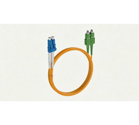 Шнур оптический KOSCAB spc SC/UPC-LC/APC 9/125 3.0мм 96м LSZH (патч-корд)шт КОС-SPC-9-SC/U-LC/A-3.0-96