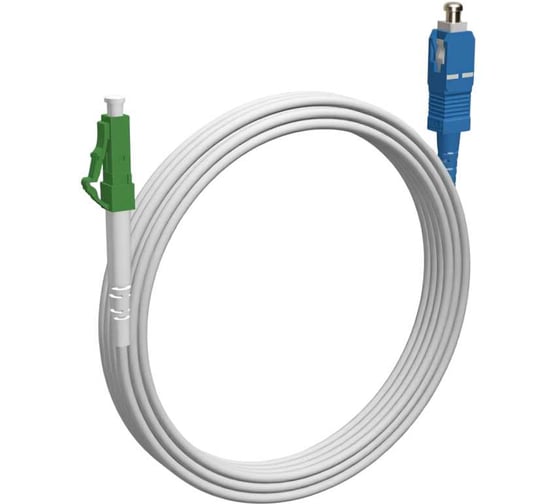Шнур оптический KOSCAB spc SC/UPC-LC/APC G657.A1 2.0мм 57м LSZH (патч-корд)шт КОС-SPC-G657.A1-SC/U-LC/A-2.0-57