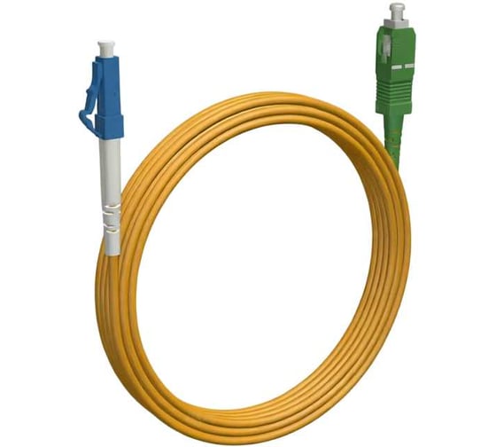 Шнур оптический KOSCAB spc LC/UPC-SC/APC 9/125 2.0мм 29м LSZH (патч-корд)шт КОС-SPC-9-LC/U-SC/A-2.0-29