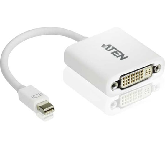 Конвертер ATEN Mini DisplayPort= DVI Digital, Mini DisplayPort DVI-I, Male Female, без БП VC960-AT