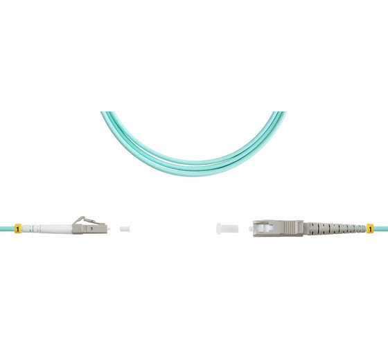 Шнур оптический KOSCAB spc LC/UPC-SC/UPC 50/125 OM3 3.0мм 93м LSZH (патч-корд)шт КОС-SPC-503-LC/U-SC/U-3.0-93