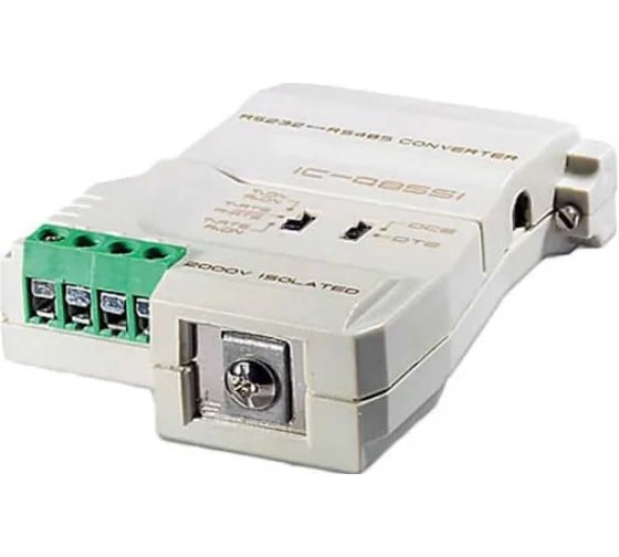 Конвертер ATEN RS-232 -RS-485/422, DB25 4 винта + клемма заземления, Female, БП DC 9V, (до 32 подкл.;изоляция до 2000V DC;BiDirectional IC485SI-AT-GG