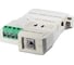 Конвертер ATEN RS-232 -RS-485/422, DB25 4 винта + клемма заземления, Female, БП DC 9V, (до 32 подкл.;изоляция до 2000V DC;BiDirectional IC485SI-AT-GG 1