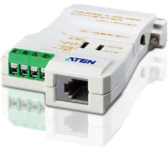 Конвертер ATEN RS-232 -RS-485/422, DB25 4 винта + RJ11, Female, без БП, (до 32 подкл.) IC485SN-AT