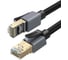 Кабель сетевой UGREEN NW343 Cat8 F/FTP Ethernet Cable. Длина: 3м. Цвет: черно-серый 85629_ 3