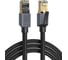 Кабель сетевой UGREEN NW343 Cat8 F/FTP Ethernet Cable. Длина: 1м. Цвет: черно-серый 95932_ 1