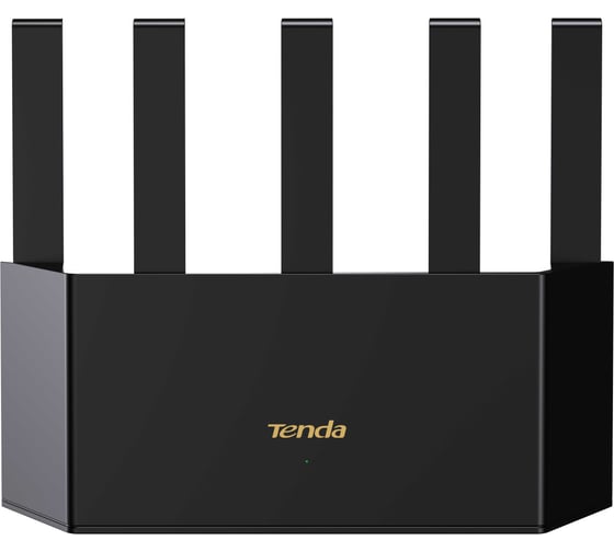 Двухдиапазонный гигабитный Wi-Fi 6 роутер tenda RX12L Pro AX3000, до 574 Мбит/с на 2,4 ГГц + до 2402 Мбит/с на 5 ГГц, LAN 3x1Гбит/с, WAN 1x1Гбит/с, 5 антенн 10000159030