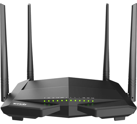 Двухдиапазонный Wi-Fi гигабитный VDSL/ADSL модем-маршрутизатор tenda V15 AX1500, 2,4/5 ГГц, до 1501 Мбит/с, LAN 3х1 Гбит/с, LAN/WAN 1х1 Гбит/с, 1хUSB 2.0, 1хRJ11 10000156313