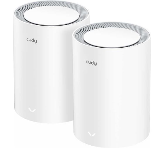 Двухдиапазонная Mesh-система Cudy M3600(2-Pack) Wi-Fi 7 BE3600, 2,4/5 ГГц, до 3570 Мбит/с, 3x1 Гбит/с, Mesh, MU-MIMO, белый, 4 внутренних антенн (модулей - 2 шт) 10000151901
