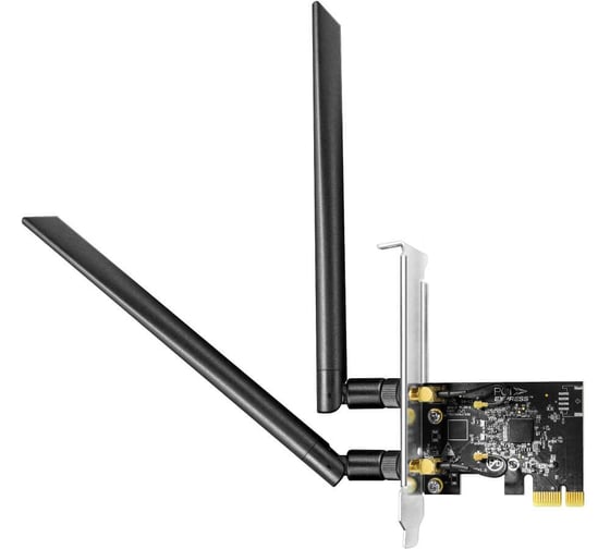 Двухдиапазонный адаптер Cudy WE1300 1.0 PCI-E с поддержкой Wi-Fi AC1300 10000152922