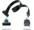 Планка выносная полнопрофильная KS-is USB-C x 2 10Gbps KS-882 3