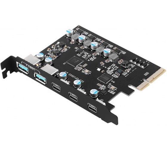 Контроллер 5 в 1 KS-is PCIe USB 3.2 Gen2 KS-799