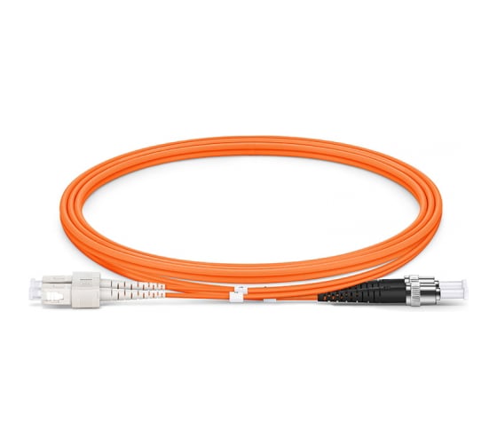 Патч-корд оптический TopLAN дуплексный, ST/UPC-SC/UPC, MM 50/125, 5.0 м (OM2) PC-TOP-OM2-ST/U-SC/U-5.0