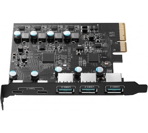 Контроллер KS-is 5 в 1 PCIe USB 3.2 Gen2 KS-798 1