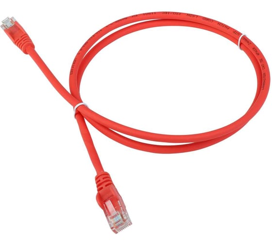 LANMASTER Патч-корд RJ45 - RJ45, 4 пары, UTP, категория 5е, 6 м, оранжевый, LSZH, LAN-PC45/U5E-6.0-OR