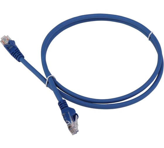 LANMASTER Патч-корд RJ45 - RJ45, 4 пары, UTP, категория 5е, 14 м, синий, LSZH, LAN-PC45/U5E-14-BL