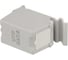 LANMASTER Повторитель портов RJ45 на DIN-рейку, неэкранированный, кат.6, формата Keystone, со шторками, белый, LAN-DRF-KCP45U6-WH 1