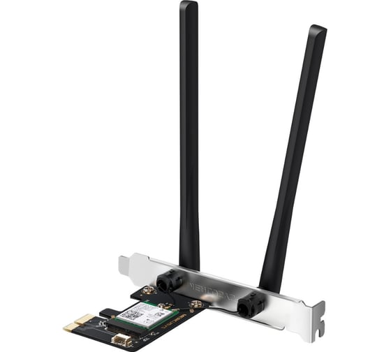 Сетевой адаптер Mercusys Wi-Fi + Bluetooth AX3000 PCI Express (антенна внешняя несъемная) 2ант. MA80XE