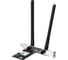 Сетевой адаптер Mercusys Wi-Fi + Bluetooth AX3000 PCI Express (антенна внешняя несъемная) 2ант. MA80XE 1
