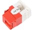 Модуль Keystone LANMASTER RJ45, неэкранированный, кат.5E, со встроенной шторкой, 180 градусов, красный LAN-OK45U5E/180R-RD 2