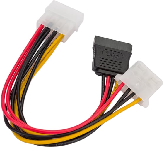 Кабель-разветвитель питания для SATA-устройств Mirex Molex M+F - SATA Cable BCX-SC-007 13700-SAT15MX2