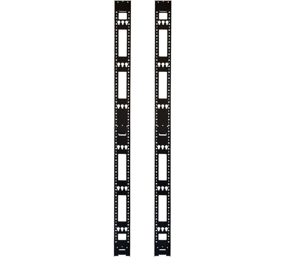 Комплект вертикальных лотков LANMASTER для PDU для шкафов DC 42U, 2 шт. LAN-DC-CB-42U-PDU-TR