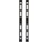 Комплект вертикальных лотков LANMASTER для PDU для шкафов DC 42U, 2 шт. LAN-DC-CB-42U-PDU-TR 1