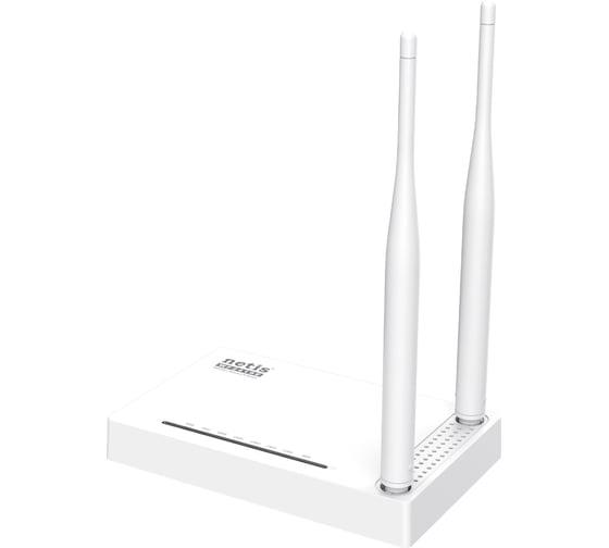 Wi-Fi роутер Netis WF2419E N300, до 300 Мбит/с, 2,4 ГГц, 802.11n, LAN 4x100 Мбит/с, белый, 2x5dBi внешние антенны 10000024777