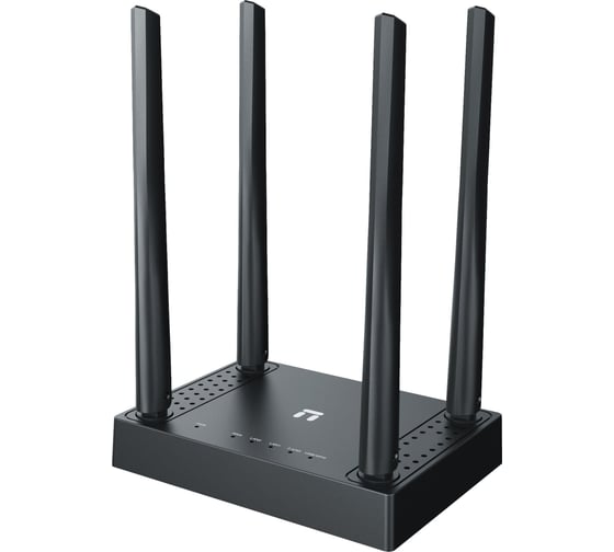 Двухдиапазонный роутер Netis N5 АС1200, 2,4-5ГГц / 300-867 Мбит/с, LAN 2x100 Мбит/с, WAN 1x100 Мбит/с, порт USB 2.0 для модемов 3G/4G, MU-MIMO, 4x5dBi антенны 10000101084
