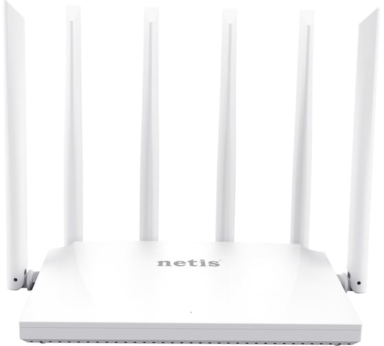Двухдиапазонный гигабитный Wi-Fi роутер Netis NC63 AC1200, 2,4-5ГГц / 300-867 Мбит/с, LAN 3x1 Гбит/с, WAN 1x1 Гбит/с, IPv6, 6х5dBi антенн, белый 10000131956