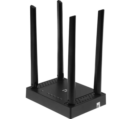 Двухдиапазонный роутер Netis N4 v3 АС1200, 2,4/5ГГц, 1167 Мбит/с, LAN 2x100 Мбит/с, WAN 1x100 Мбит/с, MU-MIMO, 4x5дБи антенны, черный 10000146695