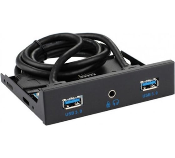 Планка KS-is 3.5 ATX на переднюю панель USB3 x2, AUX combo KS-794