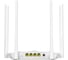 Двухдиапазонный WiFi роутер Tenda MAC5 AC1200, 2,4/5 ГГц, до 1167 Мбит/с, LAN 3x100 Мбит/с, WAN 1x100 Мбит/с, антенны 4х6 дБи, белый 10000160647 4