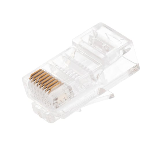 Коннектор NTSS RJ45 UTP 8Р8С 5е кат. универсальный (упак. 100шт)упак NTSS-PL-RJ45-UTP-5e-100