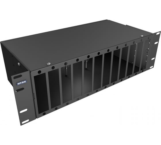 Кросс оптический NTSS 19'' укомплектованный 3U, 64 порта SC/UPC, 9/125 мкм (планки, сплайс-кассета 2шт, пигтейлы, КДЗС, адаптеры) черный RAL 9005шт NTSS-RFOB-3U-64-SC/U-9-SP1.5G1AY-BL