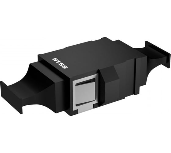 Адаптер оптический NTSS MPO тип B (key-up/key-up) SM/MM черный бесфланцевыйшт NTSS.MPO-ST-B-BL
