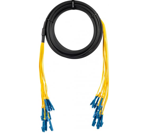 Сборка кабельная NTSS 16ов, ST/UPC-ST/UPC 50/125мкм OM4, длина 10м, вывод 0.4м, буфер 3мм (-FO-D-IN/OUT-504-16-LSZH) в бухте шт в упаковке: 6 шт. NTSS-FU16-504-ST/U-ST/U-0.4-3.0-10