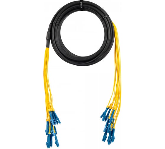 Сборка кабельная NTSS 8ов, LC/UPC-LC/UPC 50/125мкм OM4, длина 50м, вывод 0.4м, буфер 3мм (-FO-D-IN/OUT-504-8-LSZH) в бухте шт в упаковке: 6 шт. NTSS-FU8-504-LC/U-LC/U-0.4-3.0-50