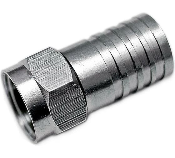 Обжимной разъем для кабеля CADENA RG6 медный (МР) F-RG6-Cu обжCad(МР) 1