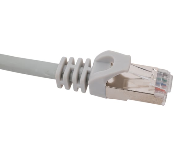 Коммутационный шнур ITK патч-корд, кат.6A S/FTP, LSZH, 1м, серый PC01-C6ASL-1M