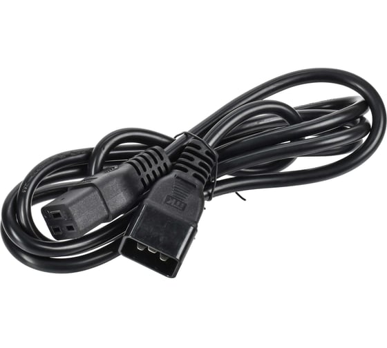Кабель электропитания IEK ITK PDU 3х1,5 2М с разъёмами С19-C20 PC-C19C20-2M 1