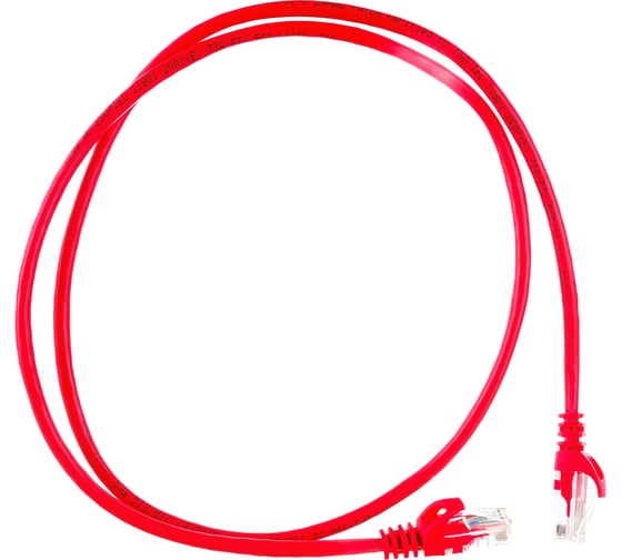 Коммутационный шнур ITK патч-корд, кат.5Е UTP, 1м, красный PC04-C5EU-1M 1